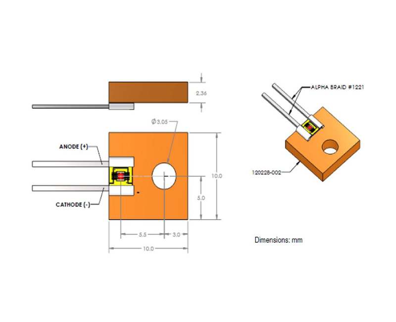 808nm 3W CW VCSEL Laser Diode