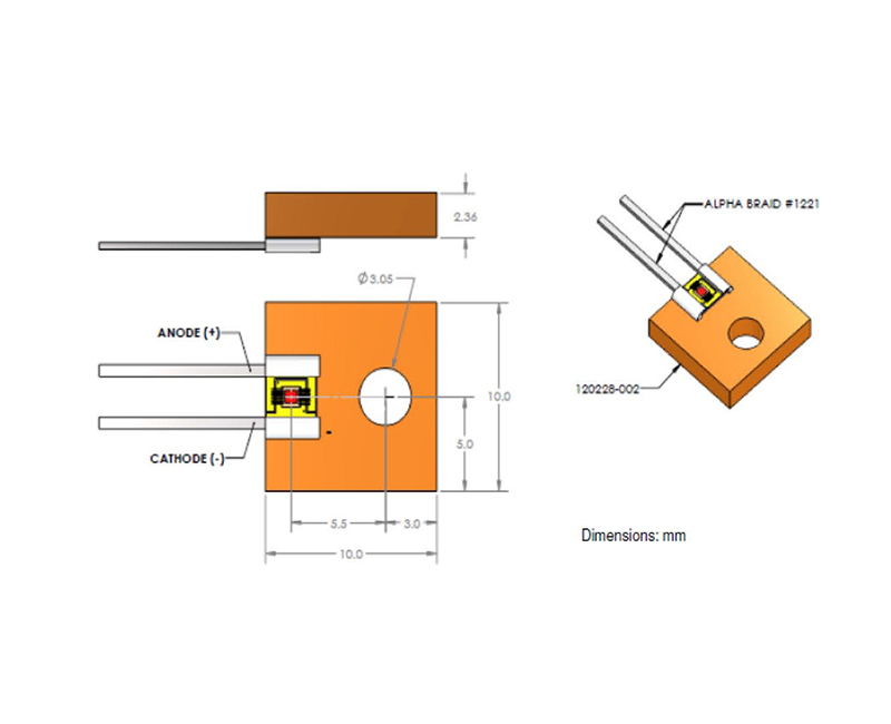 808nm 4.5W CW VCSEL Laser Diode