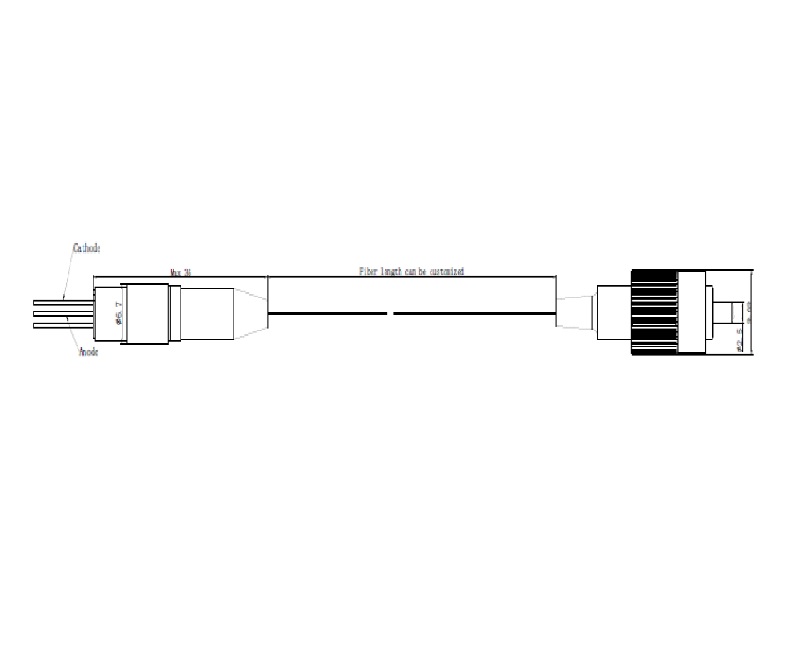 850nm 4mW Fiber Coupled VCSEL Diode