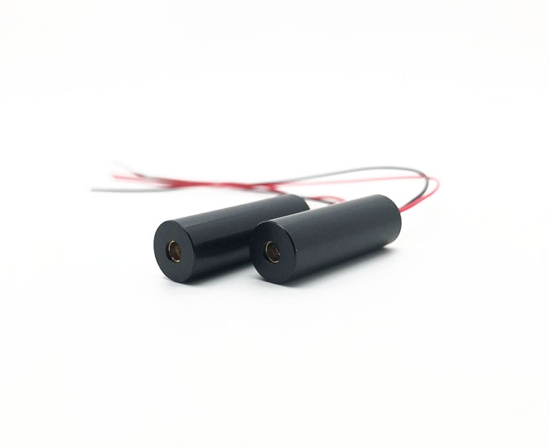 Red laser modules coaxial beam